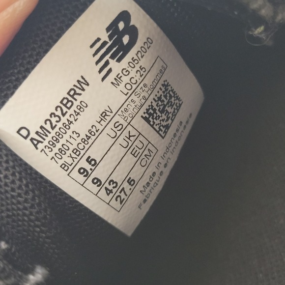 New Balance All Coasts 232 Camo Suede Skate‎ Shoes Men Size 9.5 - Picture 12 of 14